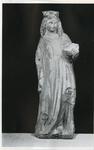 Anonimo , A French stone standing figure of a Female Saint
