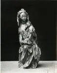 Anonimo francese sec. XIV , Madonna con Bambino
