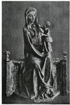 Anonimo sec. XIV , Madonna con Bambino in trono