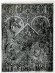 Anonimo tedesco sec. XIII , Cristo Redentore tra i simboli degli Evangelisti, Madonna con Bambino e Santi, Motivi decorativi fitomorfi