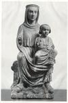 Anonimo sec. XIII , Madonna con Bambino in trono benedicente