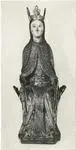 Anonimo , Historical Museum, Bergen University - Stemming from the early mediaeval votive statues of France is this 12th-century painted wood Virgin from the church of Urnes, southern Norway (1 1/2 feet high).