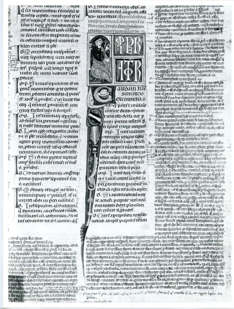 Università di Pisa. Dipartimento di Storia delle Arti , Anonimo italiano - sec. XIV - Lucca, Biblioteca Capitolare Feliniana, Ms. 322, f. 3r , fronte
