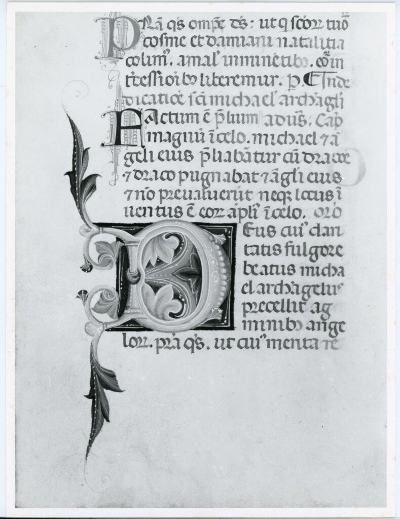Università di Pisa. Dipartimento di Storia delle Arti , Anonimo italiano - sec. XIII, metà - Lucca, Biblioteca Capitolare Feliniana, Ms. 610, f. 73v, particolare