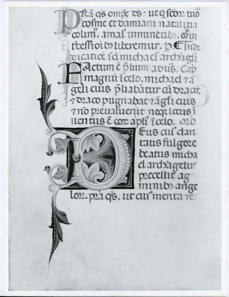 Università di Pisa. Dipartimento di Storia delle Arti , Anonimo italiano - sec. XIII, metà - Lucca, Biblioteca Capitolare Feliniana, Ms. 610, f. 73v, particolare , fronte
