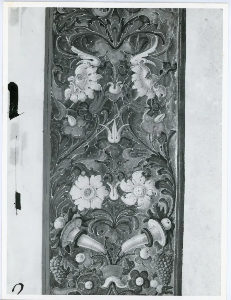 Università di Pisa. Dipartimento di Storia delle Arti , Anonimo italiano - sec. XV, fine - Lucca, Biblioteca Capitolare Feliniana, Ms. 619, f. 1r, particolare , fronte