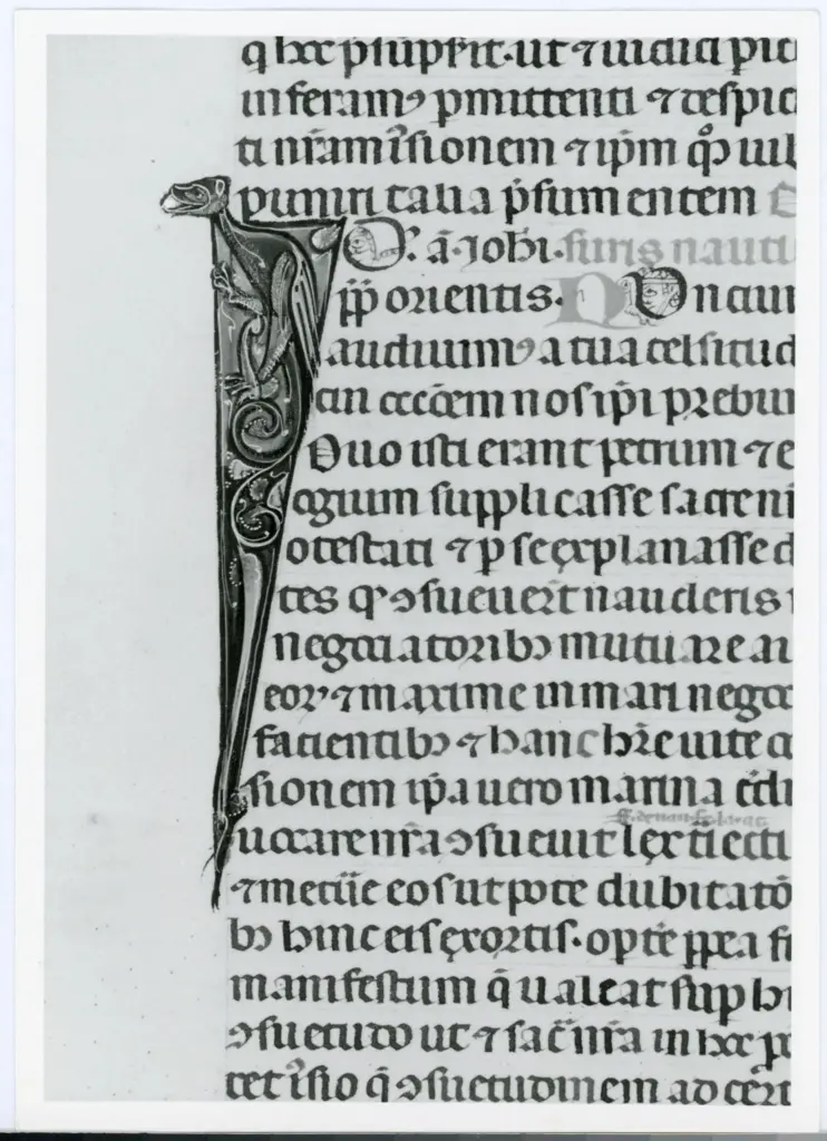 Università di Pisa. Dipartimento di Storia delle Arti , Anonimo italiano - sec. XIV, primo quarto - Lucca, Biblioteca Capitolare Feliniana, Ms. 325, f. 160, particolare , fronte