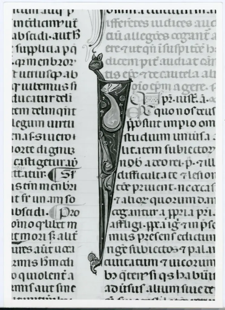 Universit&agrave; di Pisa. Dipartimento di Storia delle Arti , Anonimo italiano - sec. XIV, primo quarto - Lucca, Biblioteca Capitolare Feliniana, Ms. 325, f. 159r, particolare , fronte