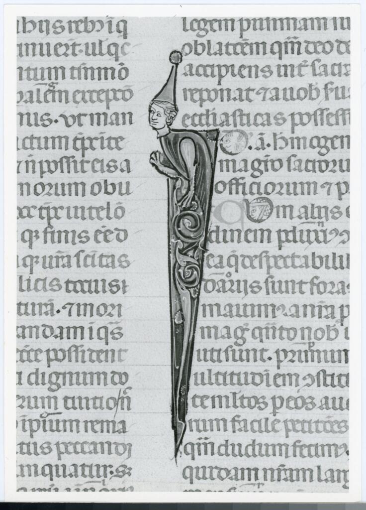 Università di Pisa. Dipartimento di Storia delle Arti , Anonimo italiano - sec. XIV, primo quarto - Lucca, Biblioteca Capitolare Feliniana, Ms. 325, f. 78v, particolare , fronte