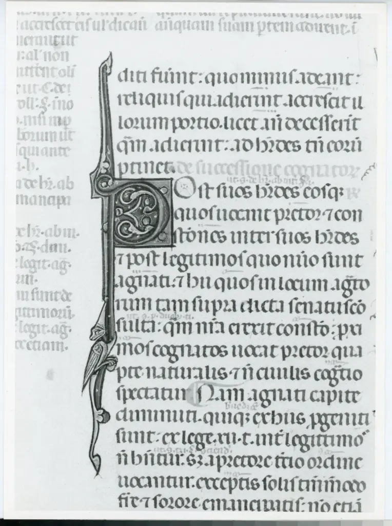 Università di Pisa. Dipartimento di Storia delle Arti , Anonimo italiano - sec. XIV, primo quarto - Lucca, Biblioteca Capitolare Feliniana, Ms. 325, f. 32r, particolare , fronte