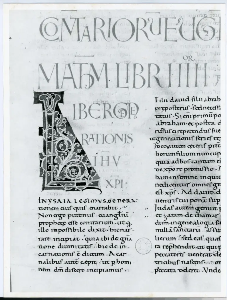 Universit&agrave; di Pisa. Dipartimento di Storia delle Arti , Anonimo italiano - sec. XII, inizio - Lucca, Biblioteca Capitolare Feliniana, Ms. 47, f. 3r, intero , fronte