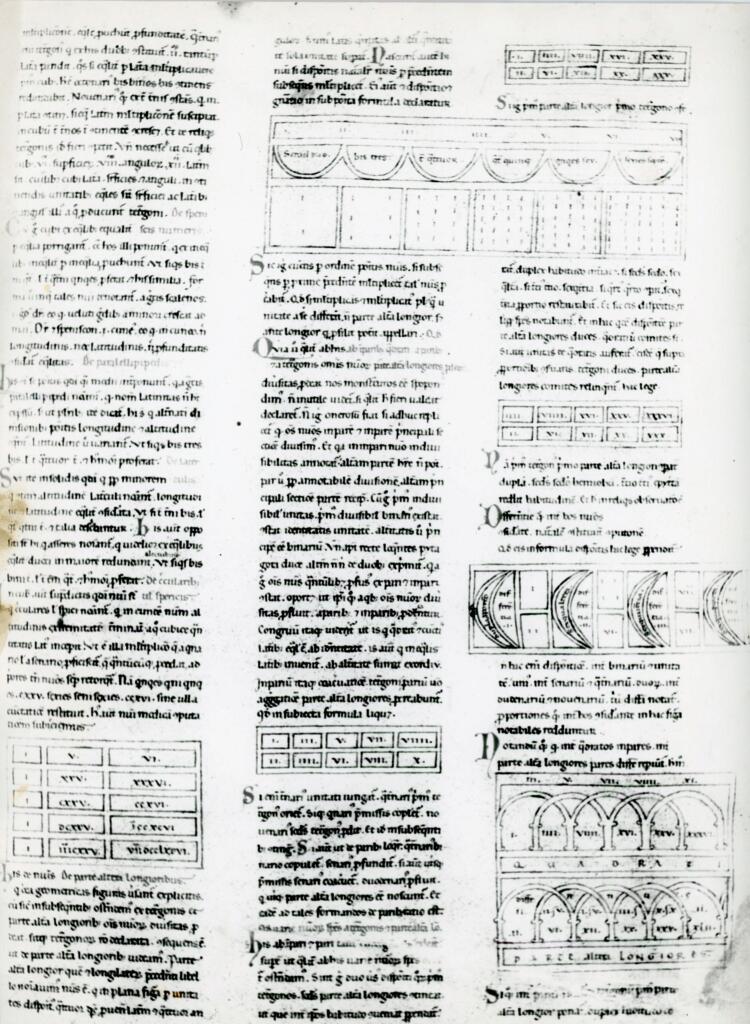 Anonimo , Anonimo italiano - sec. XII, 1170-1194 - Lucca, Biblioteca Capitolare Feliniana, Ms. 614, f. 209r, particolare , fronte
