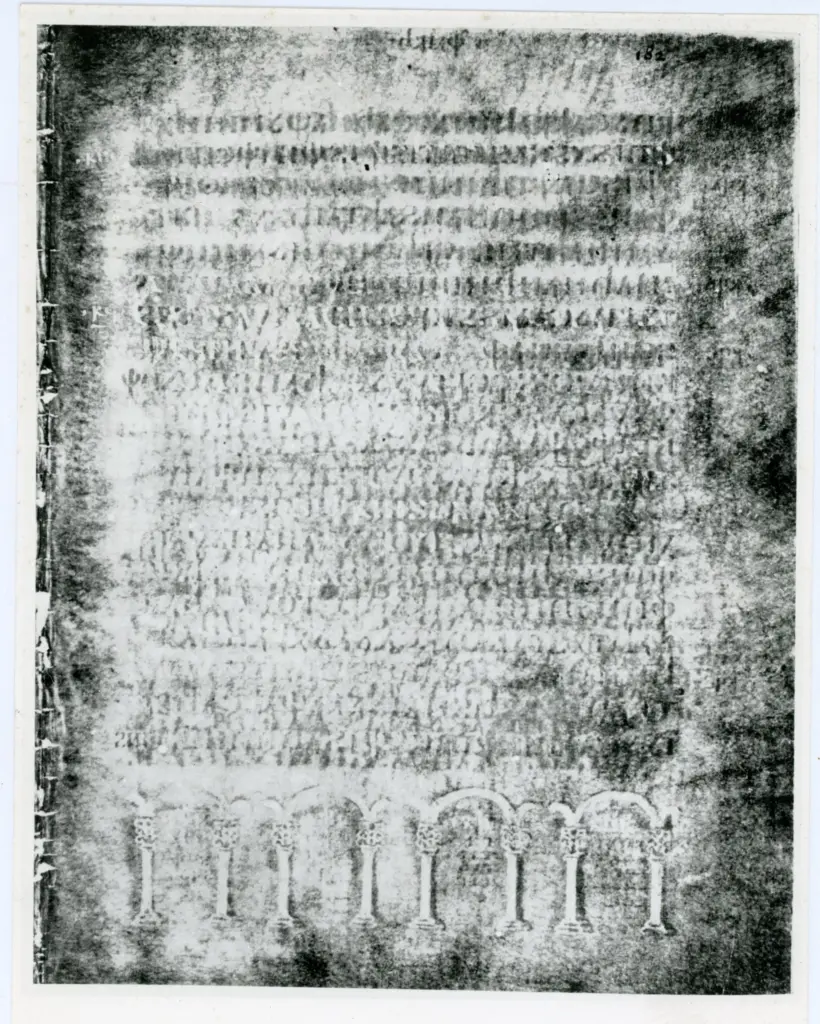 Anonimo , Manoscritto greco, pagina scritta , fronte