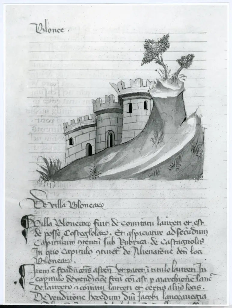 Rampazzi, Giustino , Grassi Giovannino de' - attr. - sec. XIV - Asti, Archivio di Stato, Codex Astensis o Liber Malabayla , fronte