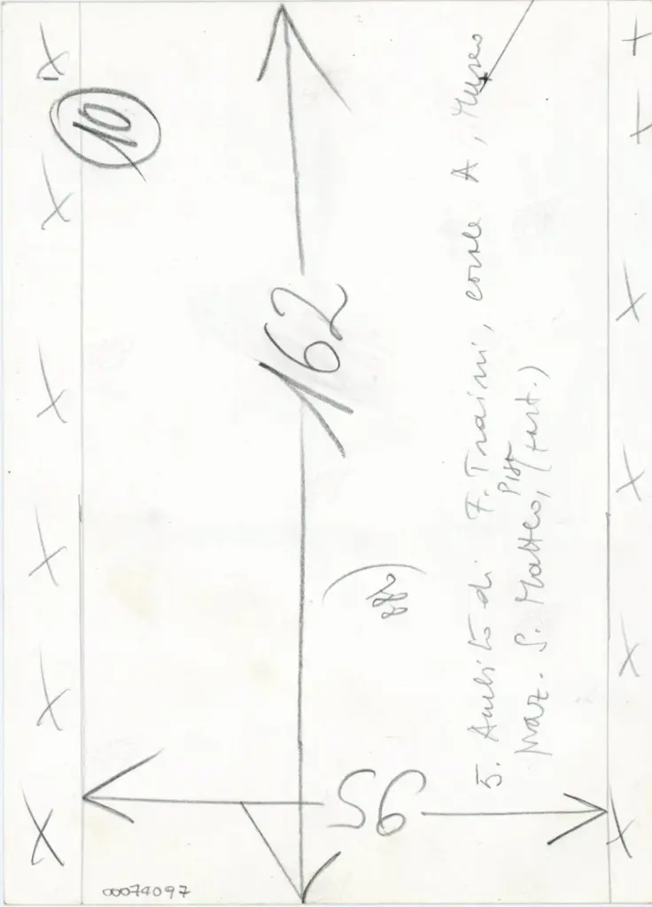 Anonimo , Ambito di F. Traini, Corale A, Museo Naz. S. Matteo, Pisa (part.) , retro