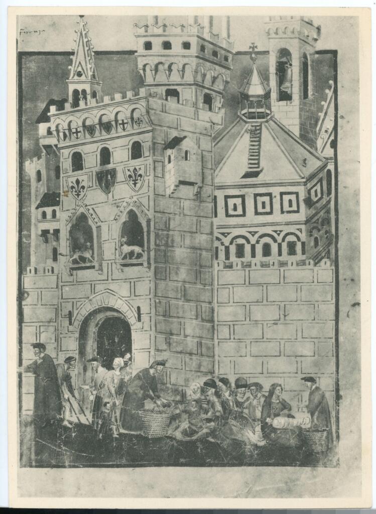 Anonimo , Domenico Lenzi il Biadaiolo - Firenze Laurenziano Temp. 3 - 1320-35 , fronte