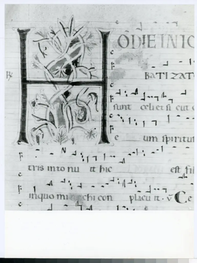 Università di Pisa. Dipartimento di Storia delle Arti , Anonimo italiano - sec. XII, inizio - Lucca, Biblioteca Capitolare Feliniana, Ms. 602, f. 35r, particolare , fronte