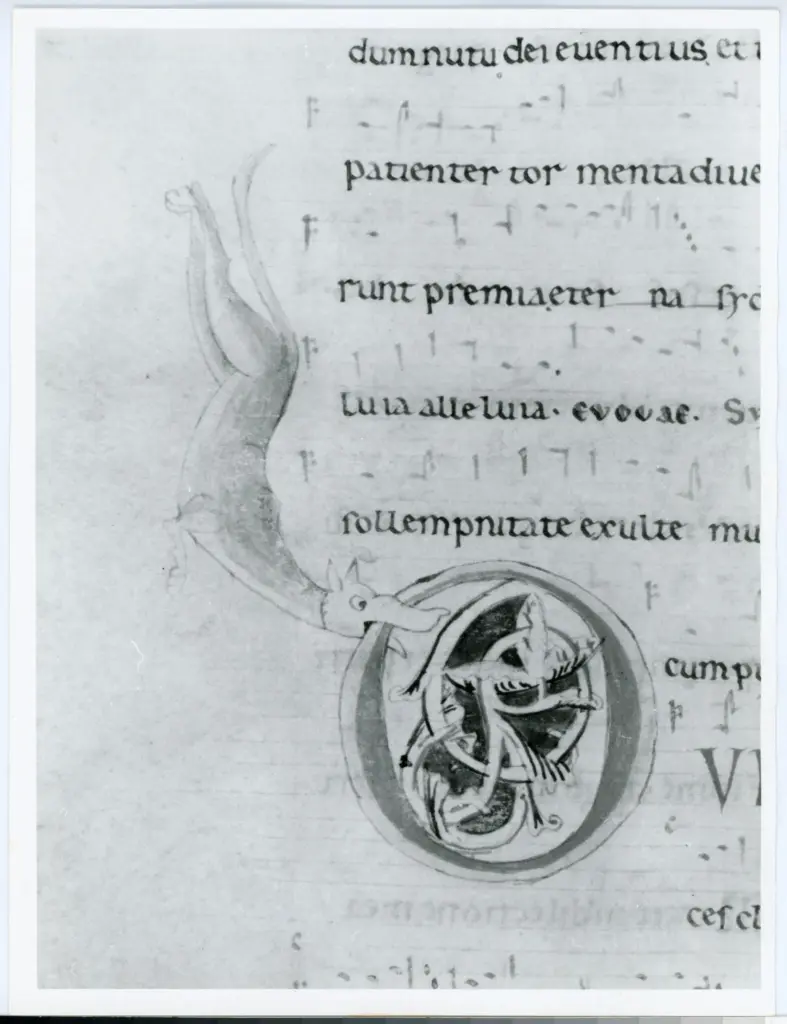 Università di Pisa. Dipartimento di Storia delle Arti , Anonimo italiano - sec. XII, inizio - Lucca, Biblioteca Capitolare Feliniana, Ms. 602, f. 158v, particolare , fronte