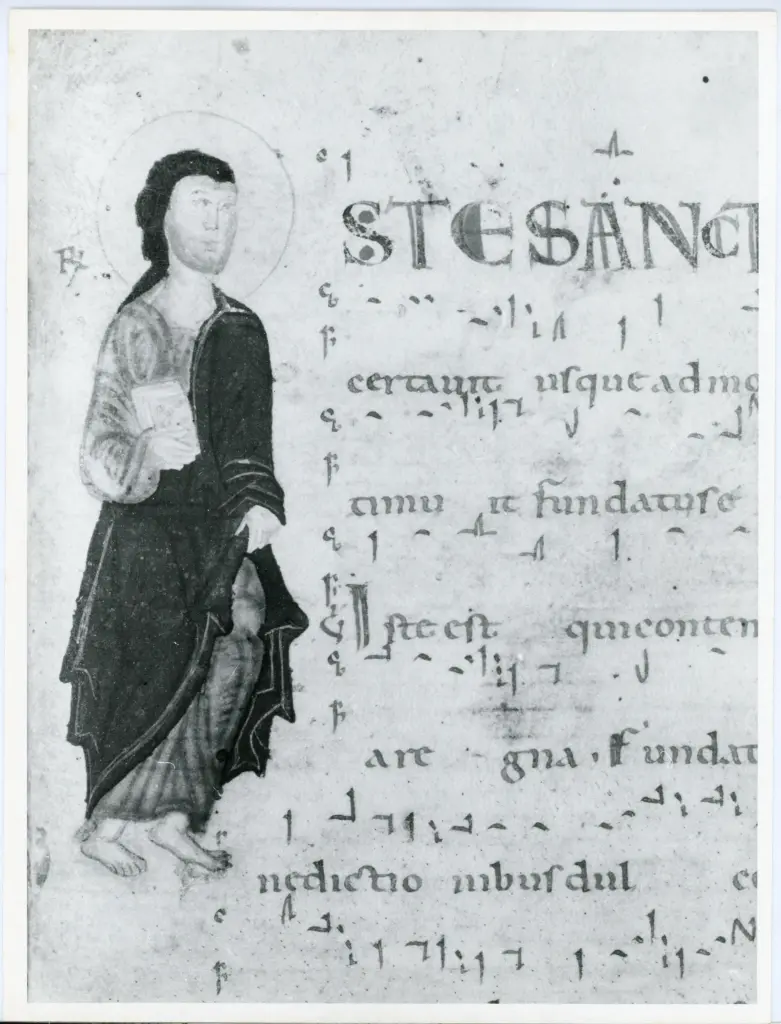 Università di Pisa. Dipartimento di Storia delle Arti , Anonimo italiano - sec. XII, inizio - Lucca, Biblioteca Capitolare Feliniana, Ms. 603, f. 231r, particolare , fronte