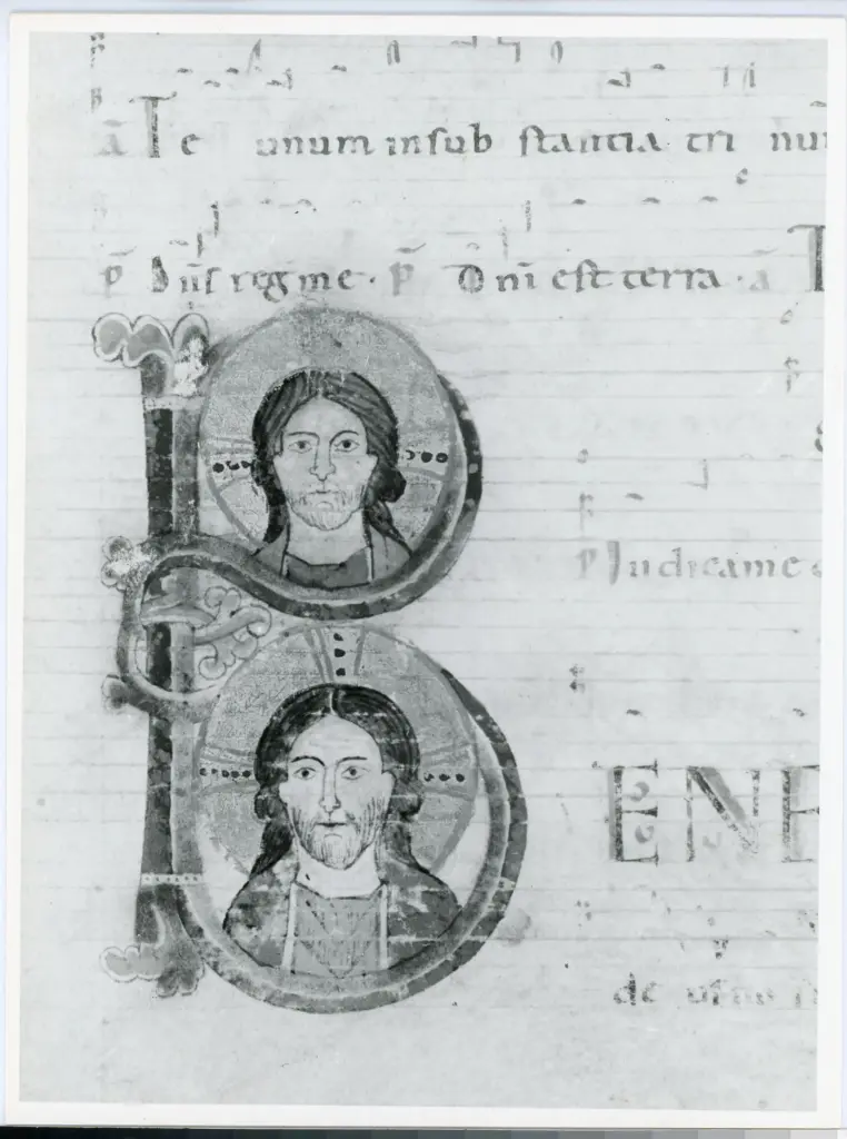 Universit&agrave; di Pisa. Dipartimento di Storia delle Arti , Anonimo italiano - sec. XII, inizio - Lucca, Biblioteca Capitolare Feliniana, Ms. 603, f. 131v, particolare , fronte