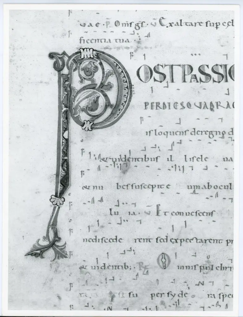 Università di Pisa. Dipartimento di Storia delle Arti , Anonimo italiano - sec. XII, inizio - Lucca, Biblioteca Capitolare Feliniana, Ms. 603, f. 102v, particolare , fronte