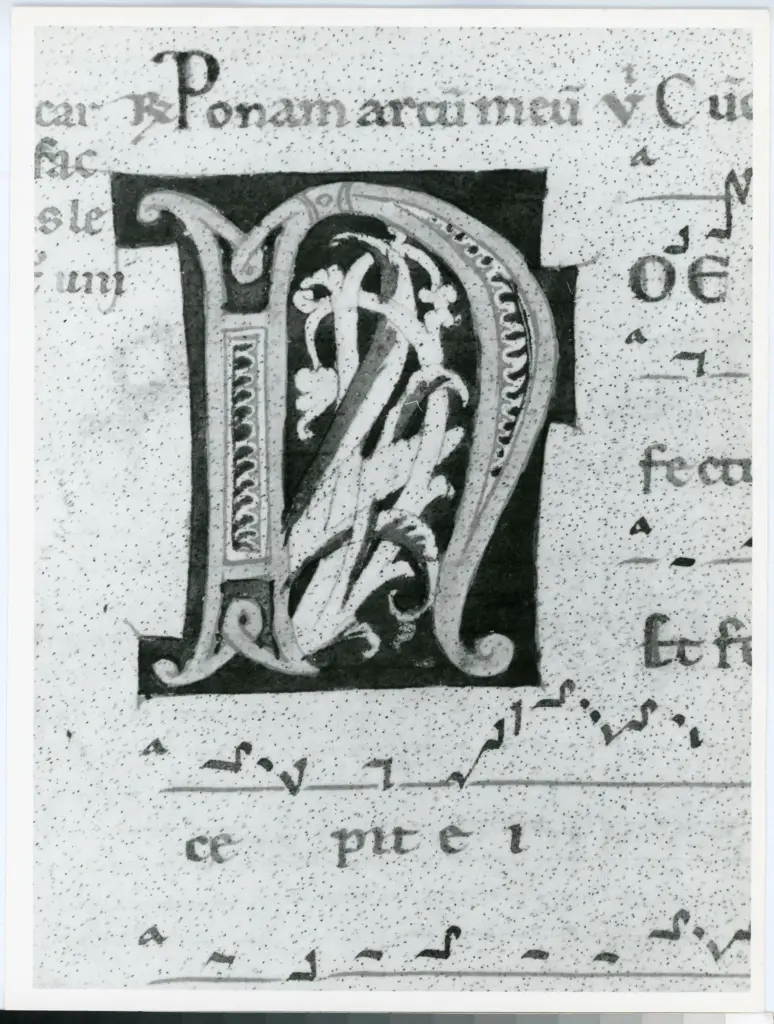 Universit&agrave; di Pisa. Dipartimento di Storia delle Arti , Anonimo italiano - sec. XII, met&agrave; - Lucca, Biblioteca Capitolare Feliniana, Ms. 601, f. 58v, particolare , fronte