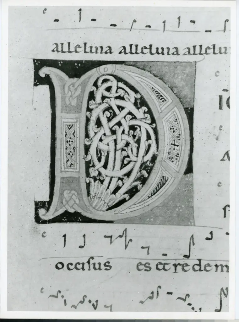 Universit&agrave; di Pisa. Dipartimento di Storia delle Arti , Anonimo italiano - sec. XII, met&agrave; - Lucca, Biblioteca Capitolare Feliniana, Ms. 601, f. 112v, particolare , fronte