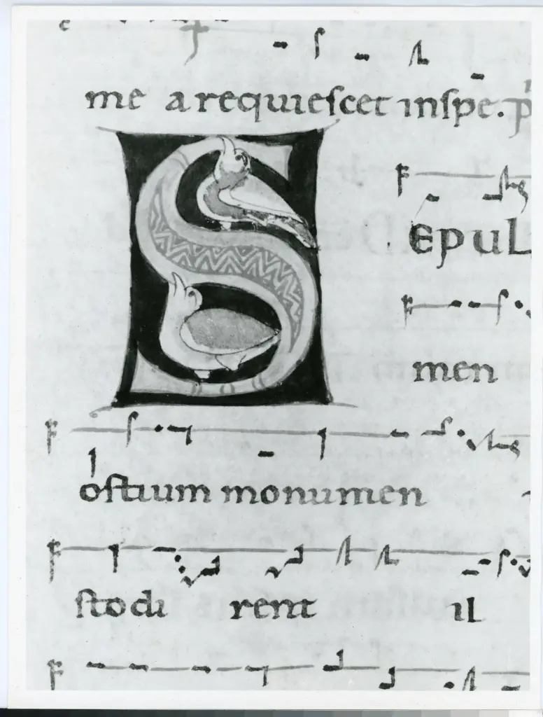 Universit&agrave; di Pisa. Dipartimento di Storia delle Arti , Anonimo italiano - sec. XII, met&agrave; - Lucca, Biblioteca Capitolare Feliniana, Ms. 601, f. 101v, patricolare , fronte