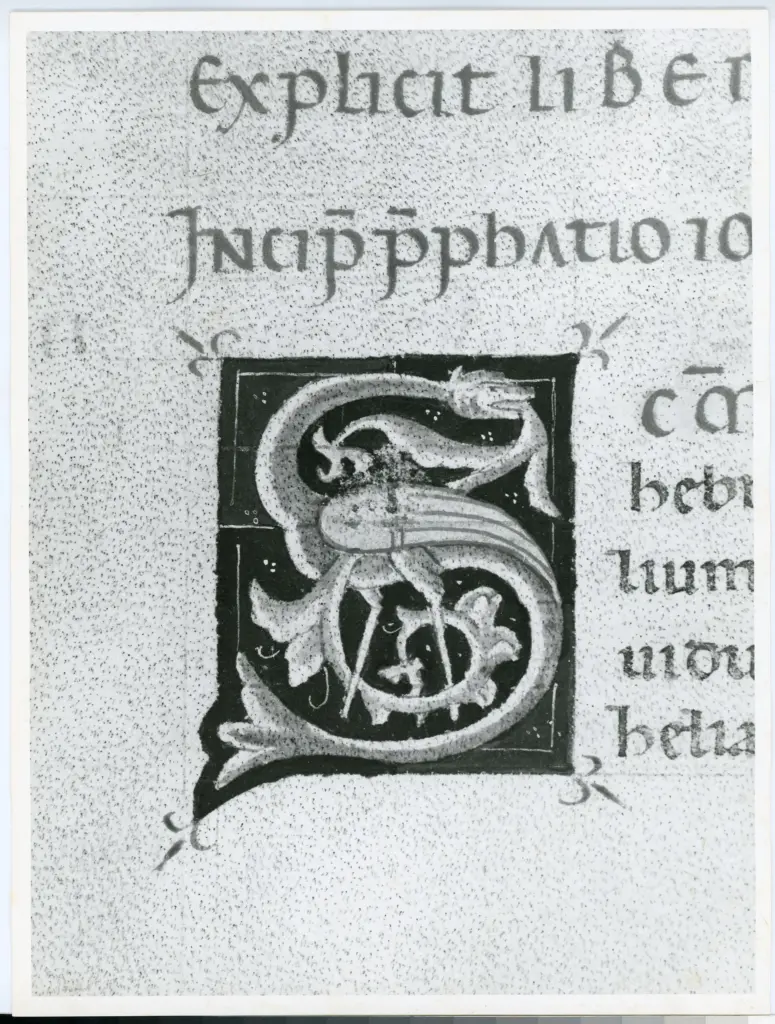 Università di Pisa. Dipartimento di Storia delle Arti , Marco di Berlinghiero - sec. XIII, metà - Lucca, Biblioteca Capitolare Feliniana, Ms. 1, f. 154v, particolare , fronte