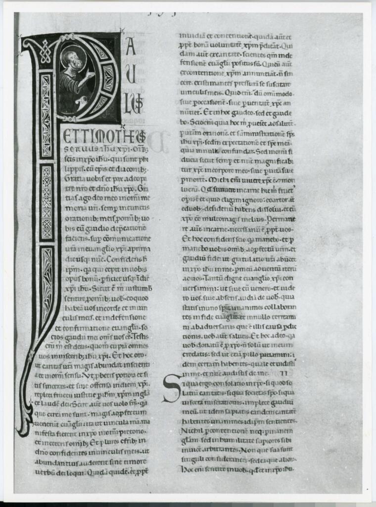 Università di Pisa. Dipartimento di Storia delle Arti , Marco di Berlinghiero - sec. XIII, metà - Lucca, Biblioteca Capitolare Feliniana, Ms. 1, f. 252r , fronte