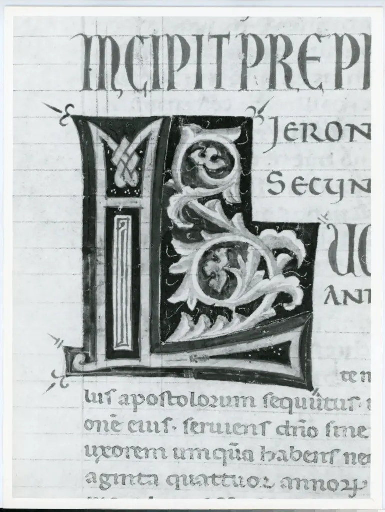 Universit&agrave; di Pisa. Dipartimento di Storia delle Arti , Marco di Berlinghiero - sec. XIII, met&agrave; - Lucca, Biblioteca Capitolare Feliniana, Ms. 1, f. 213v, particolare , fronte