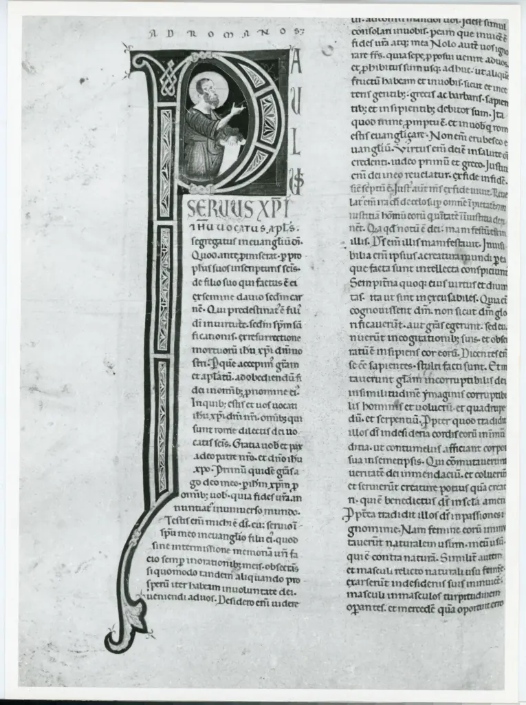 Università di Pisa. Dipartimento di Storia delle Arti , Marco di Berlinghiero - sec. XIII, metà - Lucca, Biblioteca Capitolare Feliniana, Ms. 1, f. 234v, intero , fronte