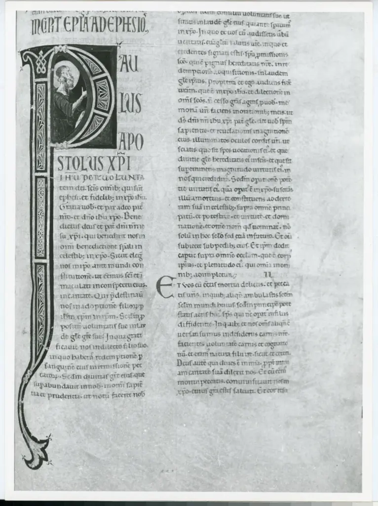 Universit&agrave; di Pisa. Dipartimento di Storia delle Arti , Marco di Berlinghiero - sec. XIII, met&agrave; - Lucca, Biblioteca Capitolare Feliniana, Ms. 1, f. 250r, particolare , fronte