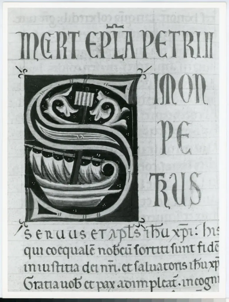 Universit&agrave; di Pisa. Dipartimento di Storia delle Arti , Marco di Berlinghiero - sec. XIII, met&agrave; - Lucca, Biblioteca Capitolare Feliniana, Ms. 1, f. 283v, particolare , fronte