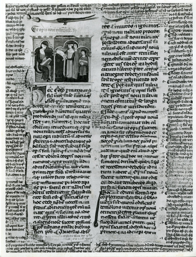 Università di Pisa. Dipartimento di Storia delle Arti , Anonimo italiano - sec. XIII/ XIV - Lucca, Biblioteca Capitolare Feliniana, Ms. 317, f. 1r, intero , fronte