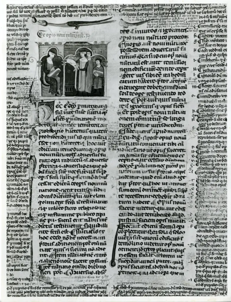 Universit&agrave; di Pisa. Dipartimento di Storia delle Arti , Anonimo italiano - sec. XIII/ XIV - Lucca, Biblioteca Capitolare Feliniana, Ms. 317, f. 1r, intero , fronte