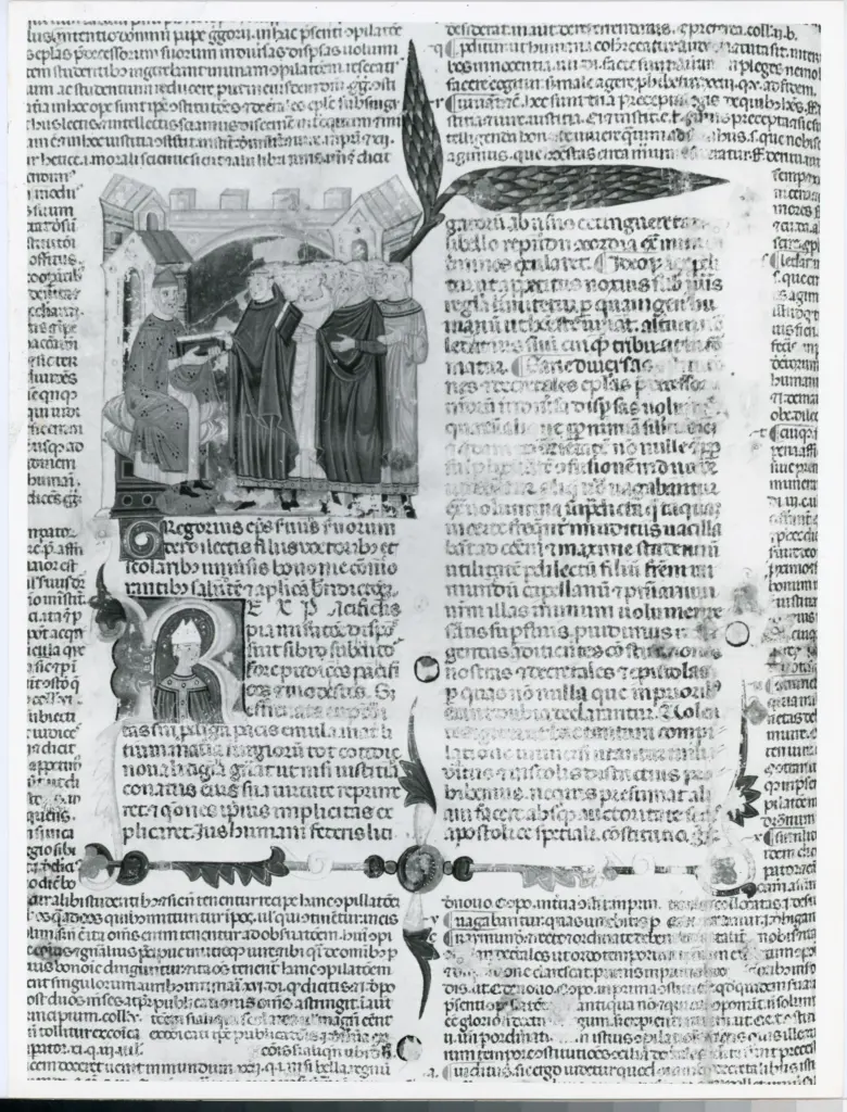 Universit&agrave; di Pisa. Dipartimento di Storia delle Arti , Anonimo italiano - sec. XIII/ XIV - Lucca, Biblioteca Capitolare Feliniana, Ms. 287, f. 3v, intero , fronte