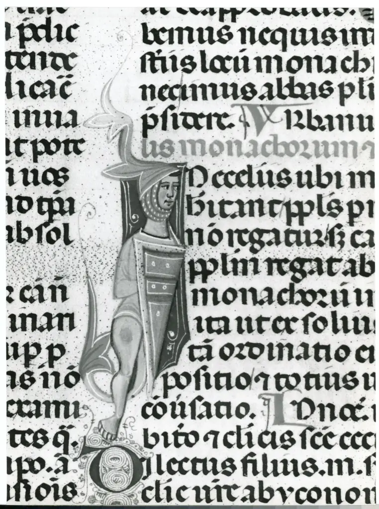 Universit&agrave; di Pisa. Dipartimento di Storia delle Arti , Anonimo italiano - sec. XIII/ XIV - Lucca, Biblioteca Capitolare Feliniana, Ms. 287, f. 139r, particolare , fronte