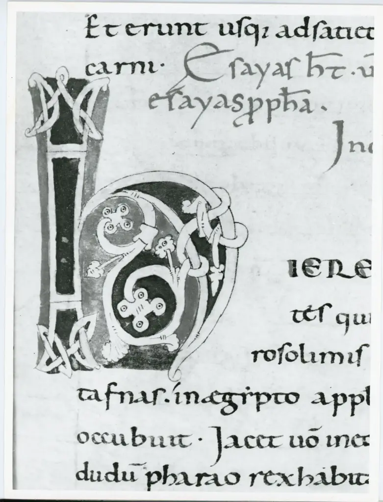 Università di Pisa. Dipartimento di Storia delle Arti , Anonimo italiano - sec. XI, fine - Lucca, Biblioteca Capitolare Feliniana, Ms. 2, f. 112r, particolare , fronte