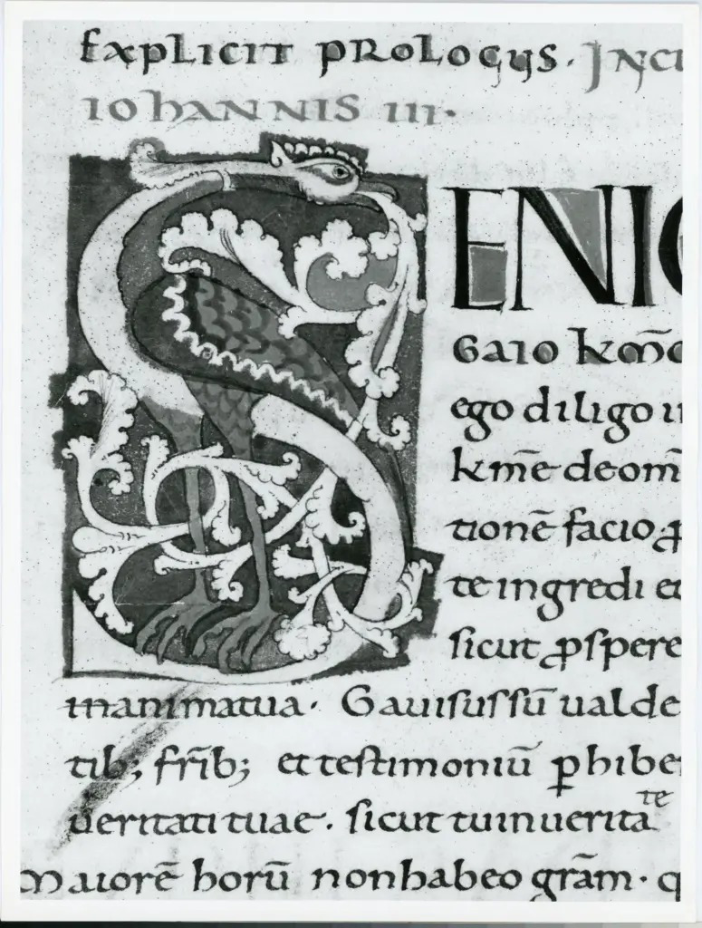 Università di Pisa. Dipartimento di Storia delle Arti , Anonimo italiano - sec. XI, fine - Lucca, Biblioteca Capitolare Feliniana, Ms. 2, f. 160r, particolare , fronte