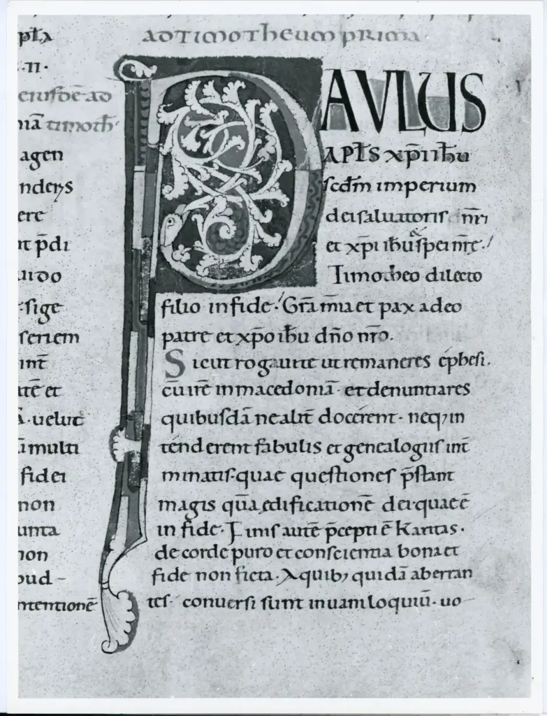 Università di Pisa. Dipartimento di Storia delle Arti , Anonimo italiano - sec. XI, fine - Lucca, Biblioteca Capitolare Feliniana, Ms. 2, f. 193v, particolare , fronte