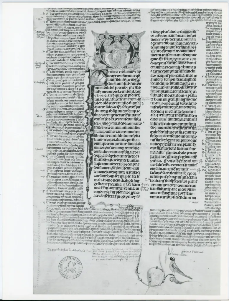 Universit&agrave; di Pisa. Dipartimento di Storia delle Arti , Anonimo italiano - sec. XIII, ultimo quarto - Lucca, Biblioteca Capitolare Feliniana, Ms. 137, f. 4v, intero , fronte