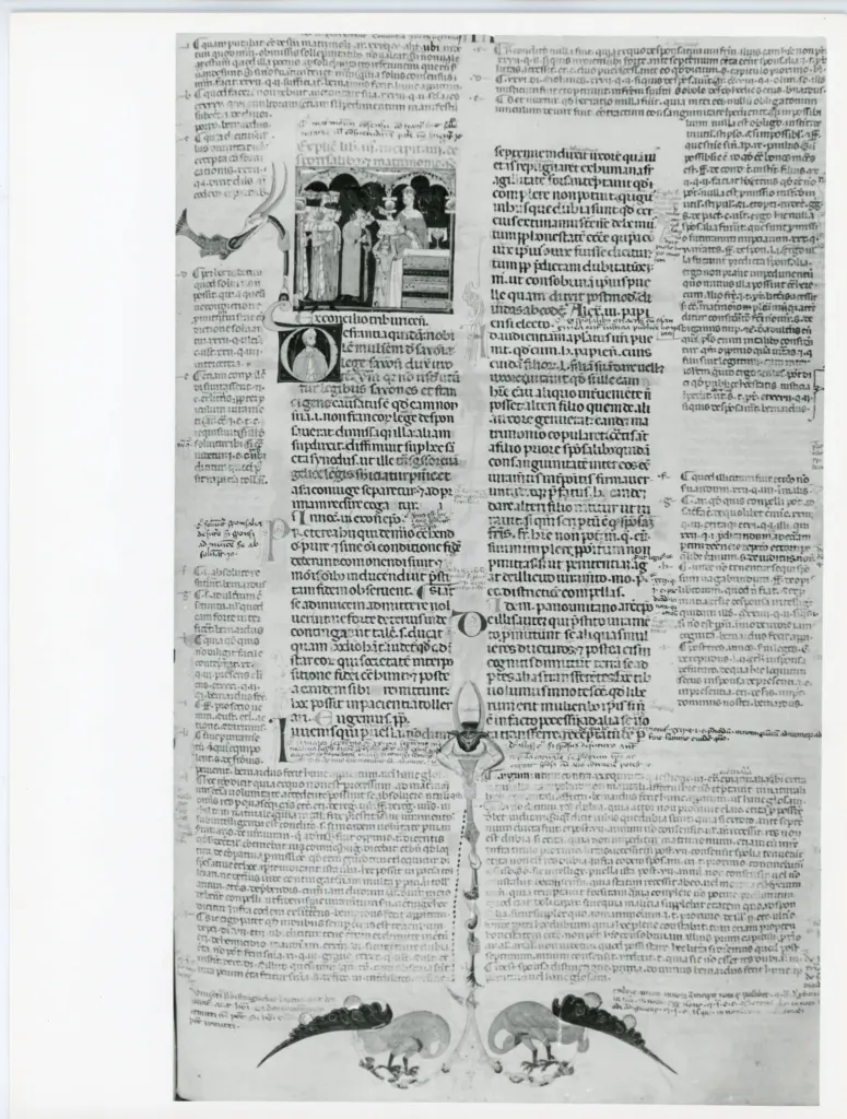 Universit&agrave; di Pisa. Dipartimento di Storia delle Arti , Anonimo italiano - sec. XIII, ultimo quarto - Lucca, Biblioteca Capitolare Feliniana, Ms. 137, f. 202r, intero , fronte