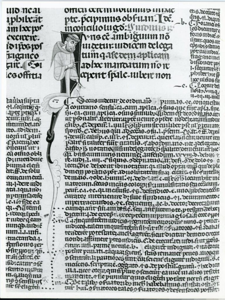 Università di Pisa. Dipartimento di Storia delle Arti , Anonimo italiano - sec. XIII, ultimo quarto - Lucca, Biblioteca Capitolare Feliniana, Ms. 137, f. 285v, particolare , fronte