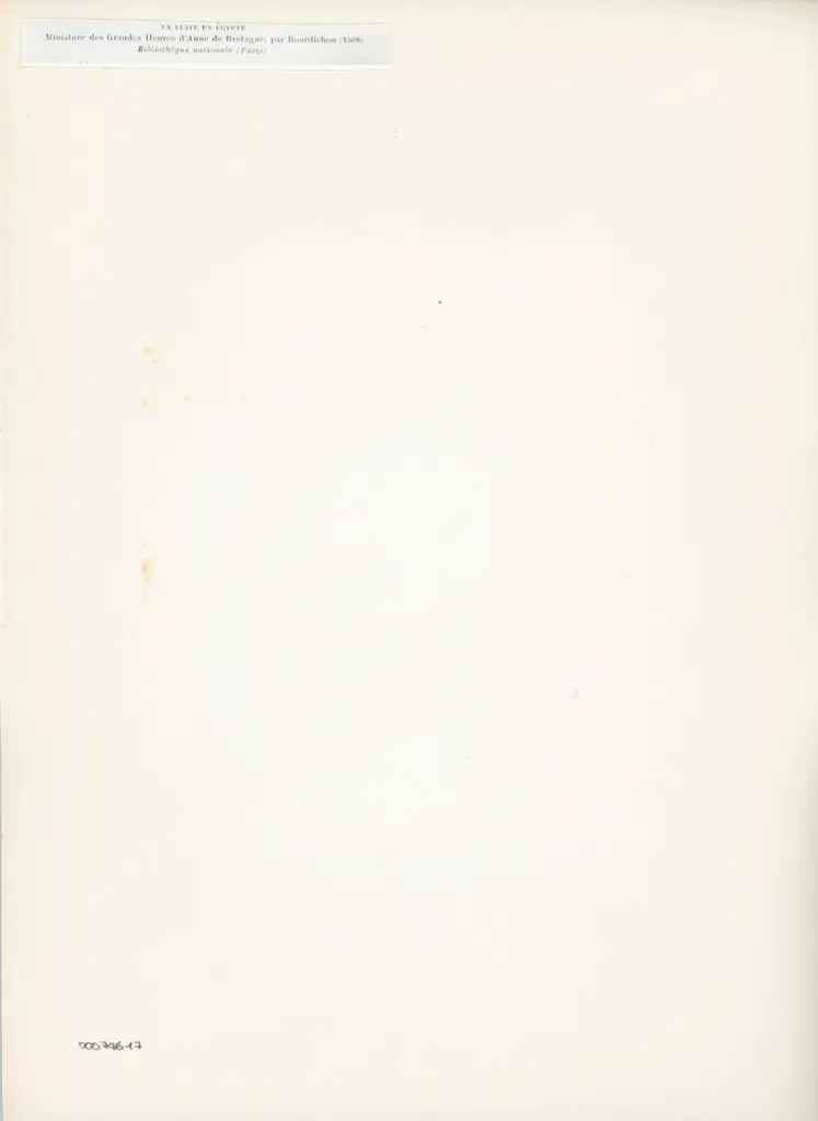 Anonimo , La fuite en Egypte/ Miniature des Grandes Heures d'Anne de Bretagne, par Bourdichon (1508)/ Biblioth&egrave;que nationale (Paris) , retro