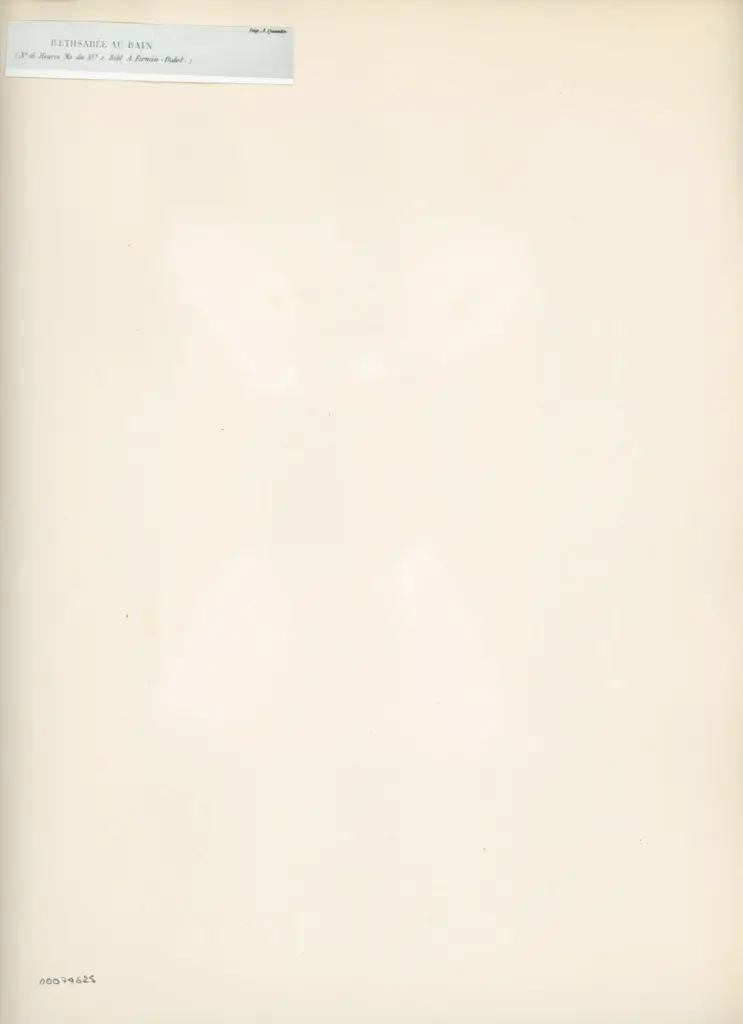 Anonimo , Bethsab&eacute;e au bain./ (N&deg; 16, Heures. Ms. du XVe. s. Bibl. A. Firmin - Didot) , retro