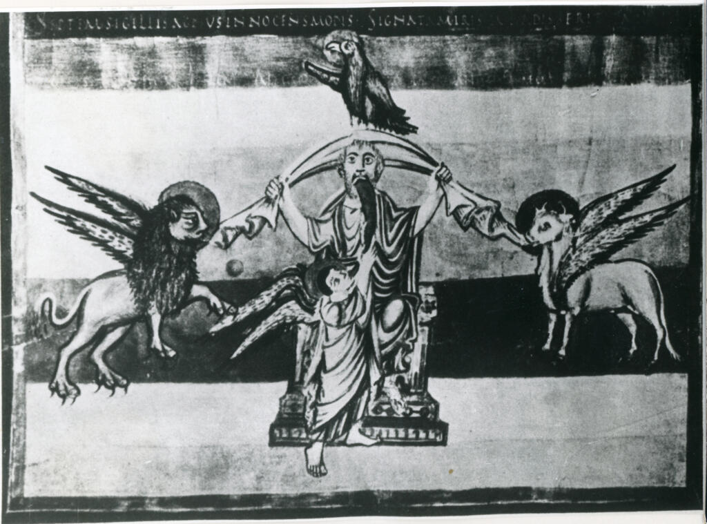Anonimo , Image apocalyptique. (Bible Grandval.) , fronte