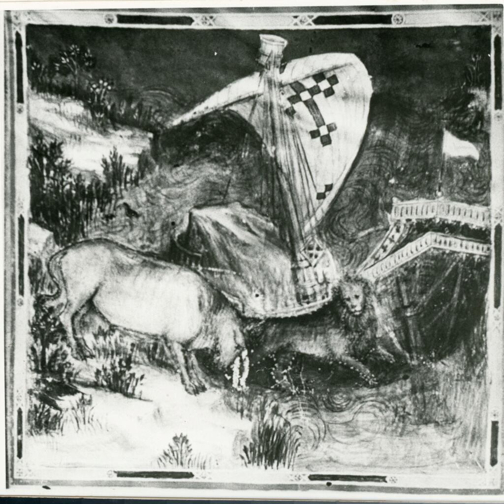 Anonimo , Altichiero - sec. XIV, ultimo quarto - Parigi, Bibliothèque nationale de France, ms. Latin 6069G, carta di guardia anteriore, verso , fronte