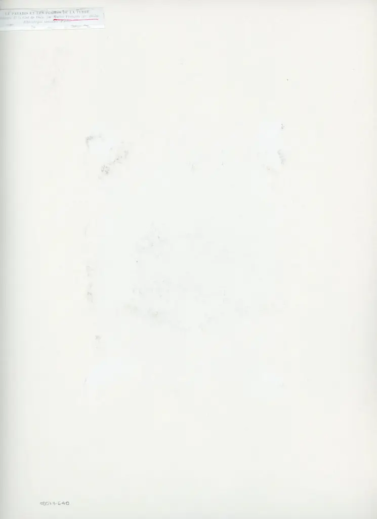 Anonimo , Le Paradis et les p&eacute;ch&egrave;s de la terre/ Miniature de la Cit&eacute; de Dieu, par Maitre Fran&ccedil;ois (XVe si&egrave;cle)/ Biblioth&egrave;que nationale (Paris) , retro