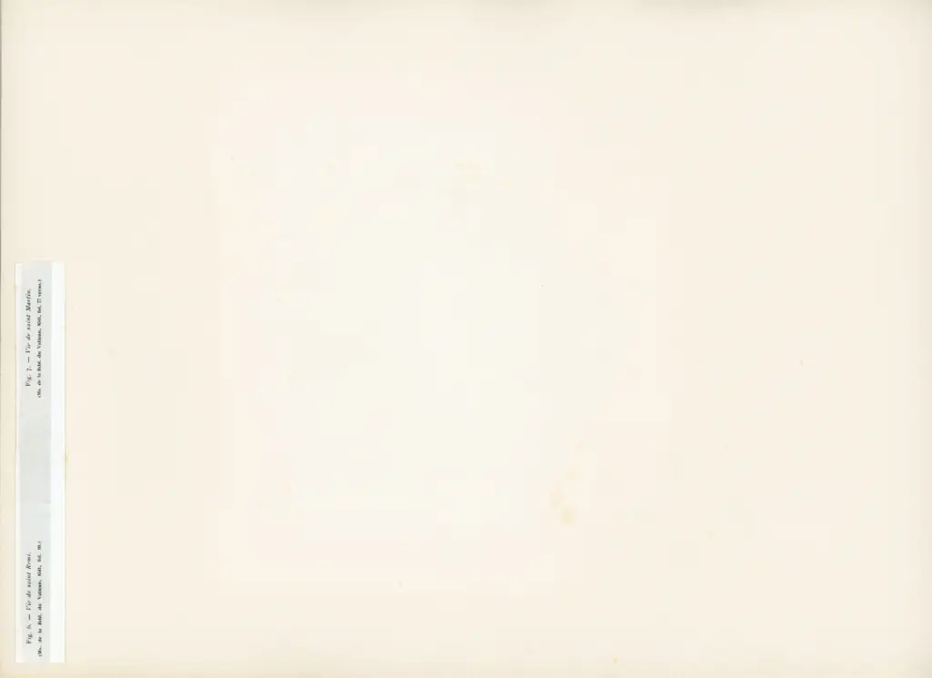 Anonimo , Vie de saint Remi/ (ms. de la Bibl. du Vatican, 8541, fol. 99.); Vie de saint Martin/ (Ms. de la Bibl. du Vatican, 8541, fol. 77 verso.) , retro